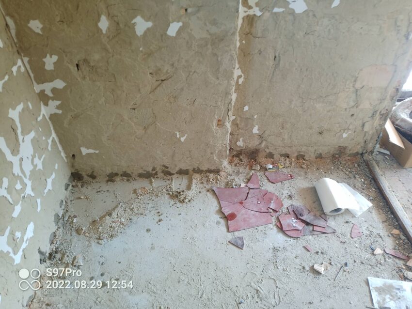 Vizes penészes falak kezelése az Aquametodika Kft-vel